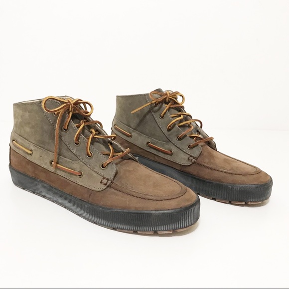 Polo Ralph Lauren Delmont Leather Boots Size 13 - Picture 1 of 6